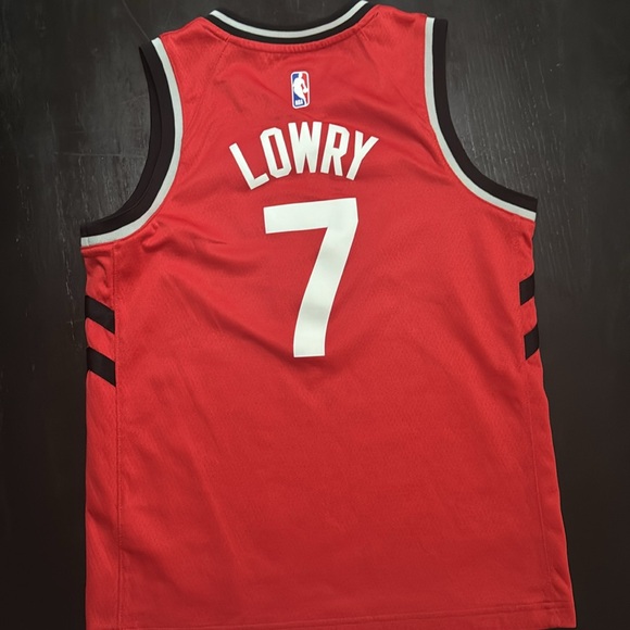Nike Red and White Raptors Game Jersey - Picture 2 of 5